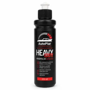 AutoPiar Heavy Cut extra erős karceltávolító vágópolír 225 ml – elölnézet